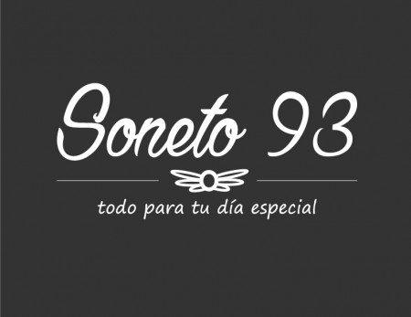 Soneto 93, lindo proyecto para una empresa de papelería y recuerdos para bodas.