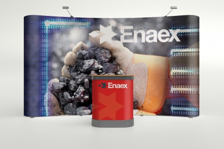 Proyecto de Stand empresa ENAEX.